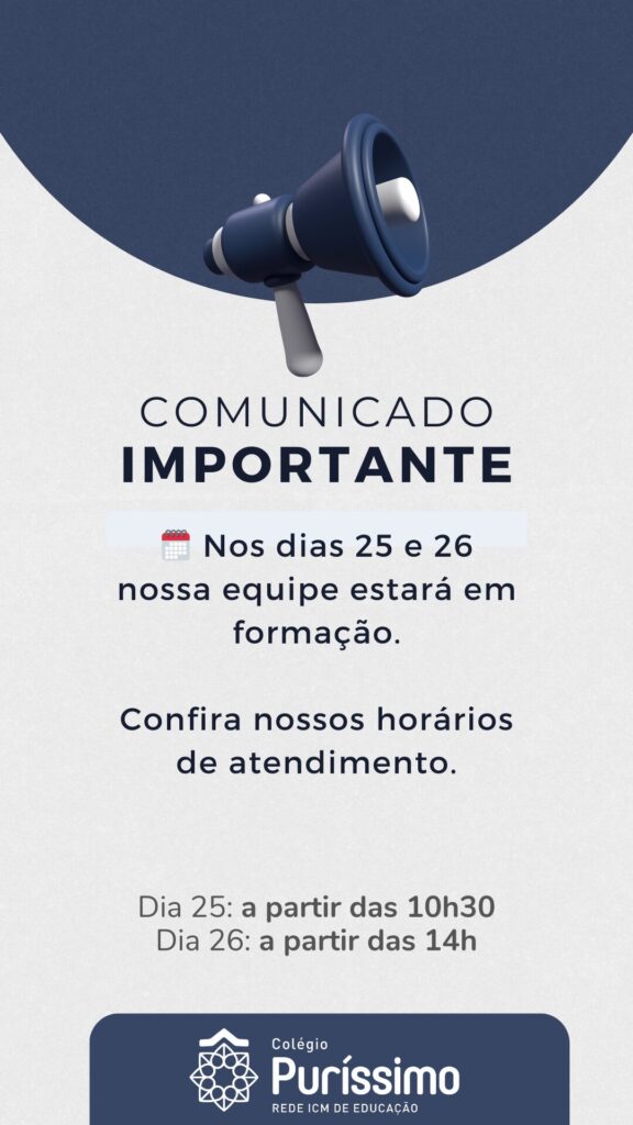 Comunicado Importante Hor Rios De Funcionamento Dias E