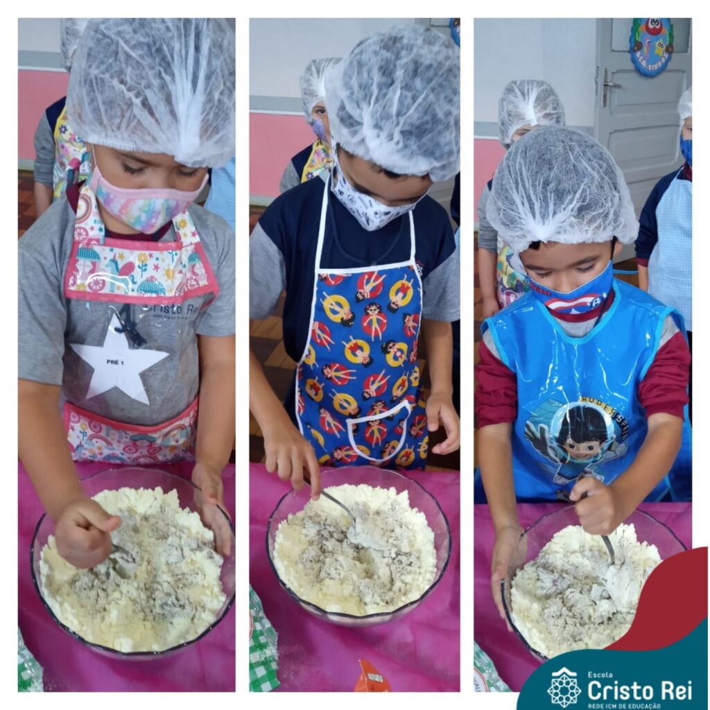 Educação Infantil Prática da Culinária Escola Cristo Rei Rede ICM de educação