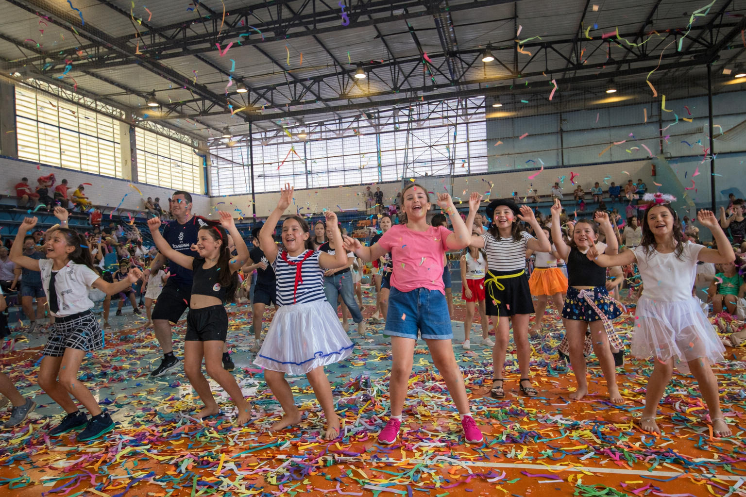 Alunos do Colégio Puríssimo Coração de Maria durante o Purifolia 2026 em Rio Claro